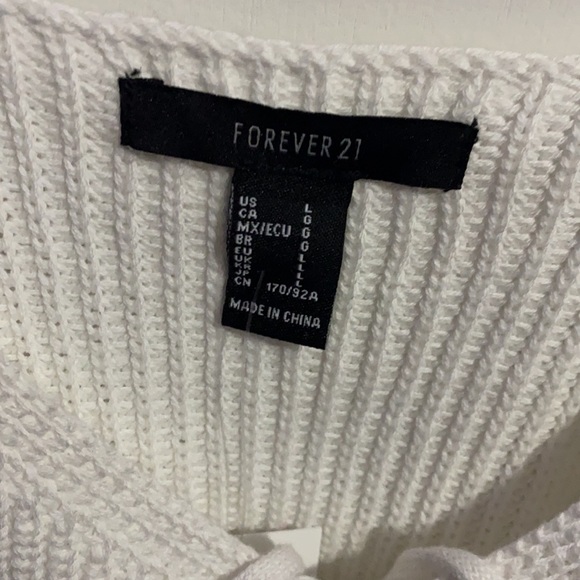 ☆White knit vest, Large, Brand new - Picture 2 of 2